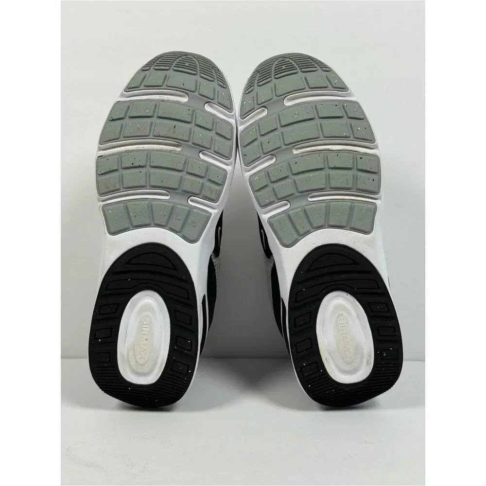 Nike Air Max Boys/Girls Running Shoes White Black Size 3Y - Picture 9 of 9